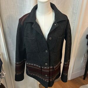 Pendleton Women's Charcoal Gray Wool Jacket.